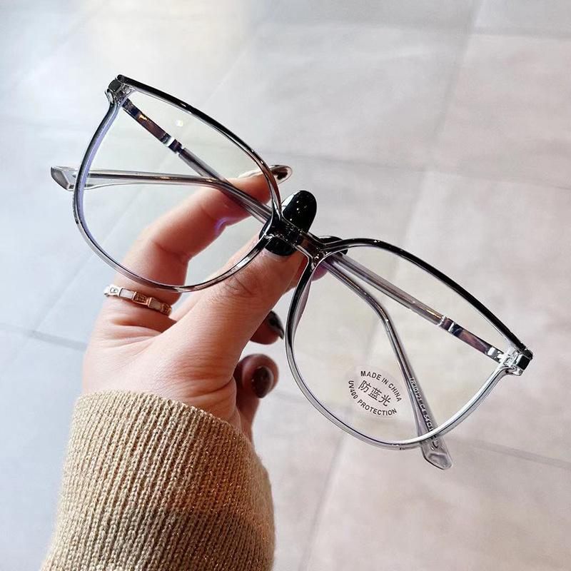 Korean Style Man Eyeglasses  Material Stylish Women'S Glasses Frames Blue Light Blocking Computer Glasses