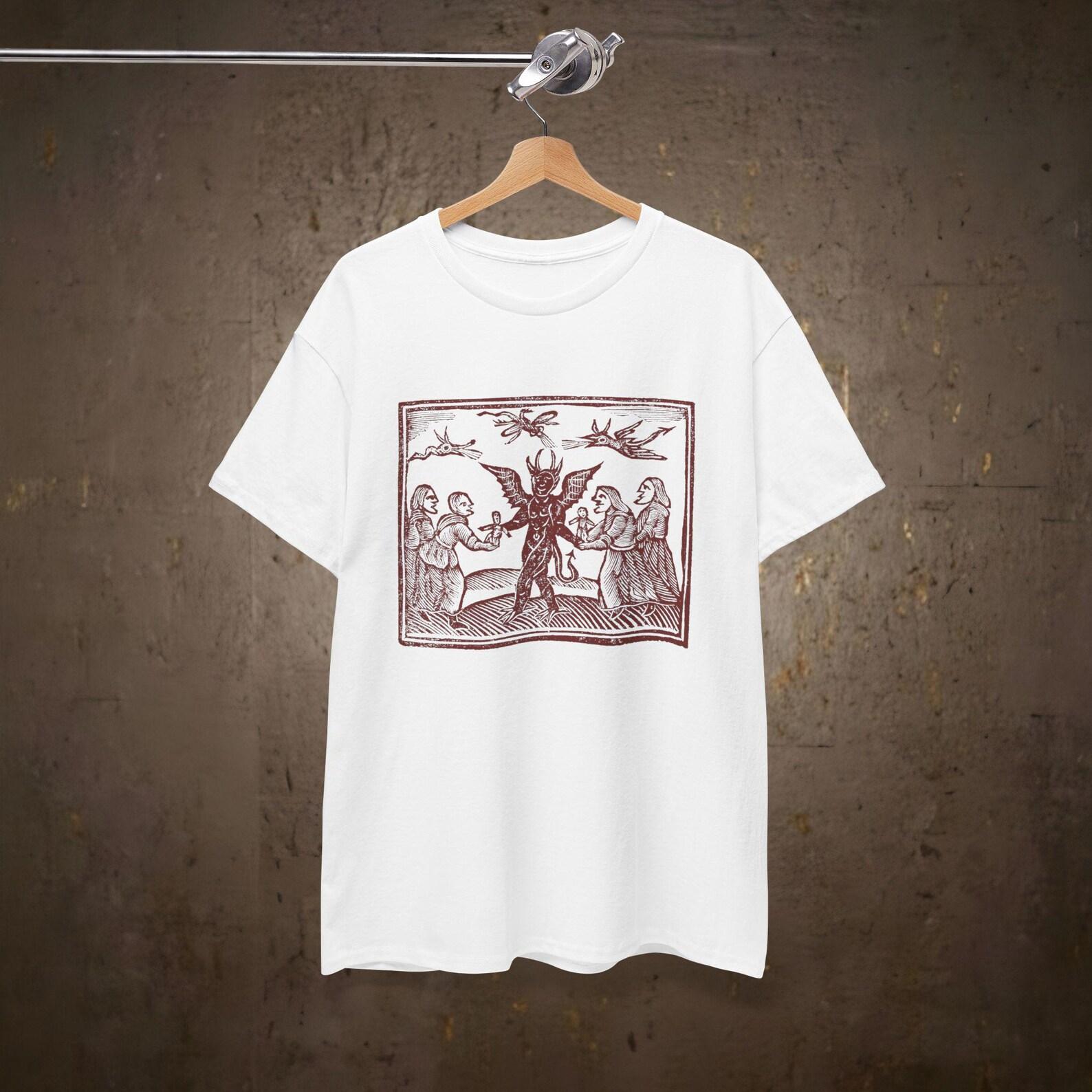 Devil Corrupting Women Graphic Tee L