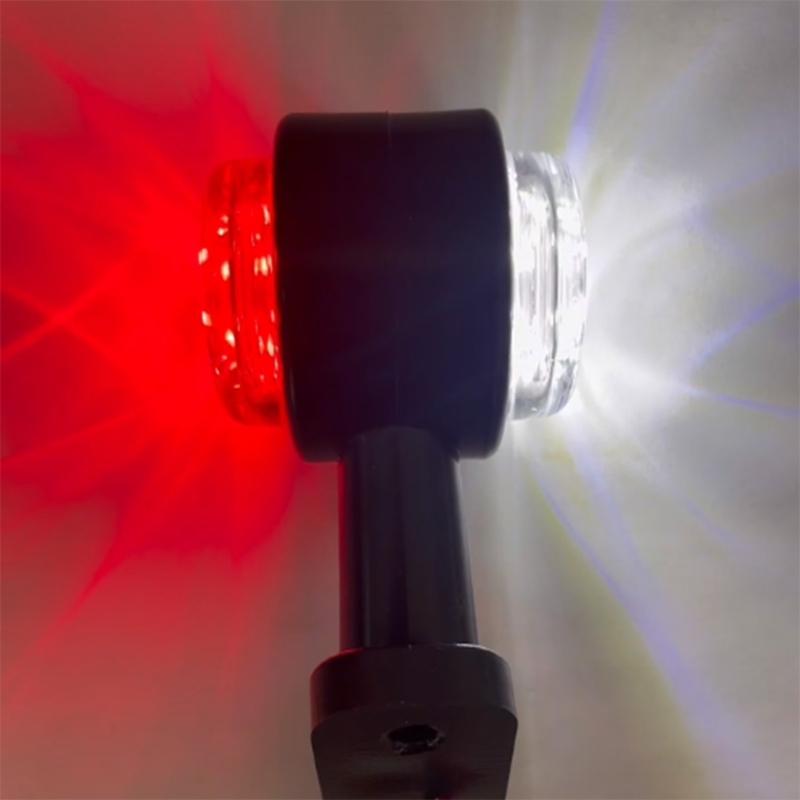 Weatherproof Trailer Running Light ABS Double Purpose Indicator Lamp Direct Fit Truck Accessory for Heavy Duty Vehicles