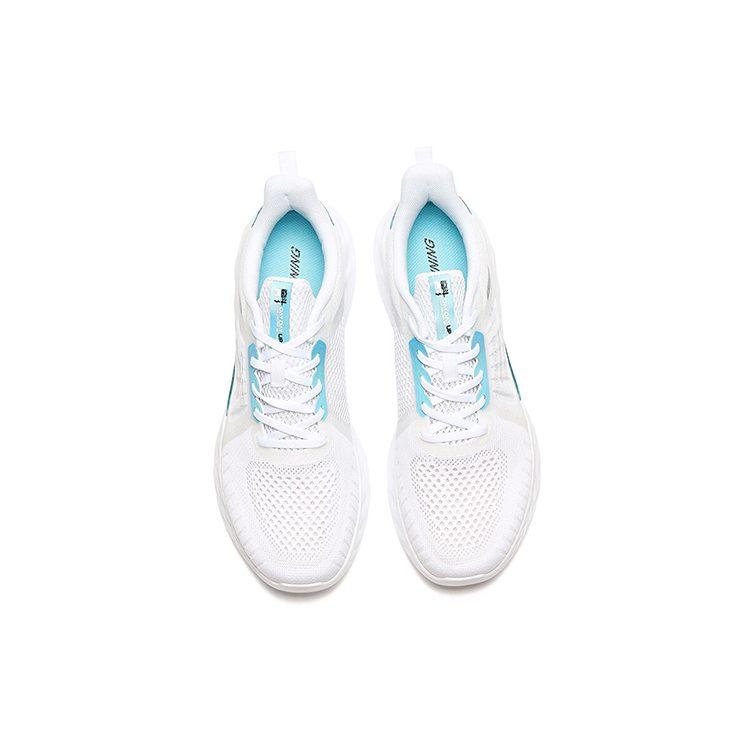 361 QU!KFOAM Cushioning Slip Resistant Abrasion Resistant Low top Sports Casual Shoes Men's White Blue 572024413-1