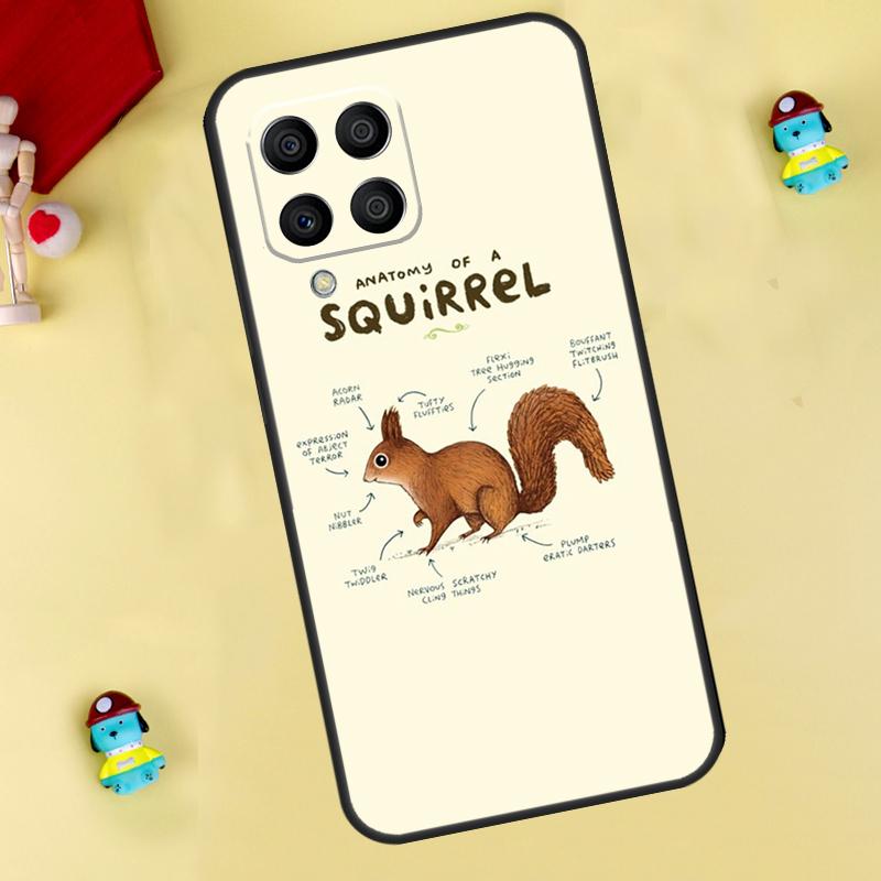 Squirrel Cute Animals Case For Samsung Galaxy M55 M14 M34 M54 M32 M52 M15 M11 M12 M13 M06 M16 M36 M56 M31 M53 M35