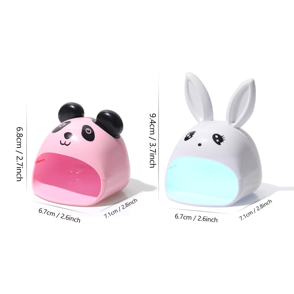 LINAMNDA Animal Nail Lamp Single Finger Phototherapy Machine Nail Dryer Manicure Tools Nails Art UV Gel Polish Drying USB Lamp