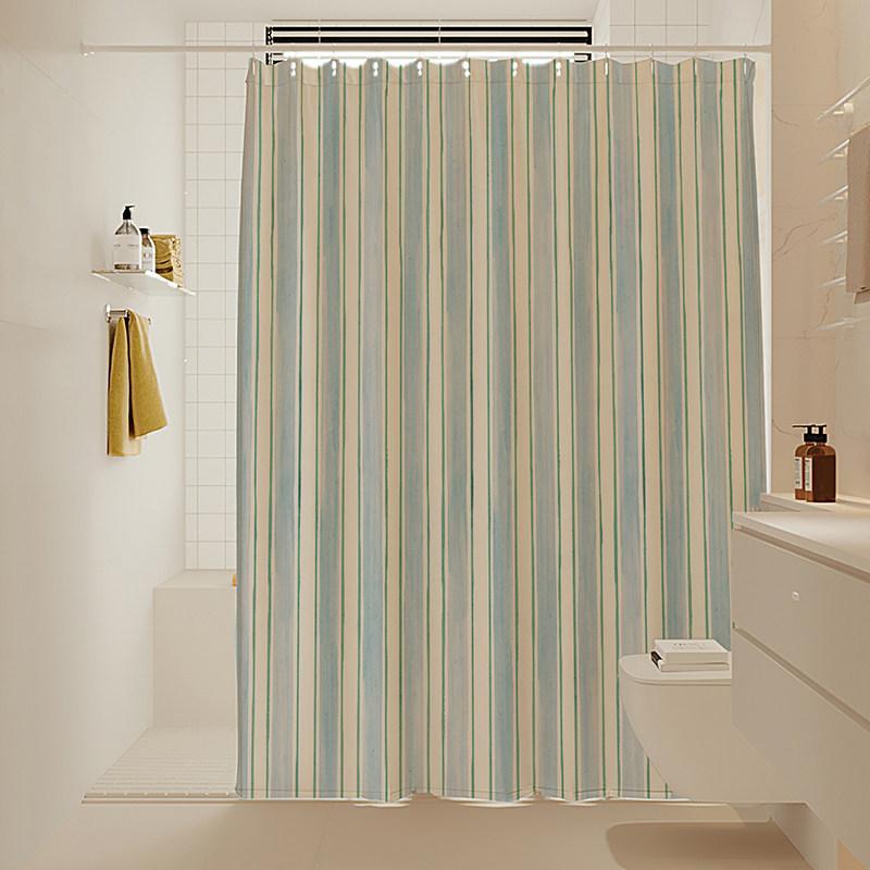 

Vikama Bathroom Shower Curtain Blocking Curtain, Bath Shower Dry And Wet Separation, Waterproof And Mildew-Proof Decor W60H190(CM)-1 Pcs