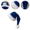 Adult Santa Hat with Sequins Thicken Plush for Holiday Comfort Liner Christmas New Year Symbol Cap with White Brim