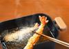 Ishigaki Delish Life Cast Iron Compact Tempura IH 4568 Pot, Square, Compatible,