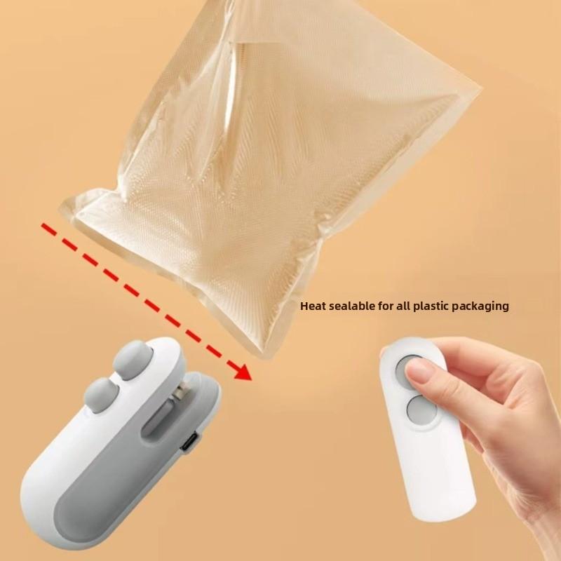 Selladora de bolsas de plástico portátil para alimentos sellador térmico de cocina para snacks