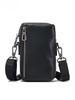Genuine Leather Men's Bag Mobile Phone Bag Sports Waist Bag Vegetable-tanned Leather Men's Crossbody Bag