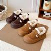 Bottes de Neige d'Hiver pour Garçons et Filles 2025 - Chaussures en Coton Antidérapantes pour Tout-Petits, Doublées de Velours