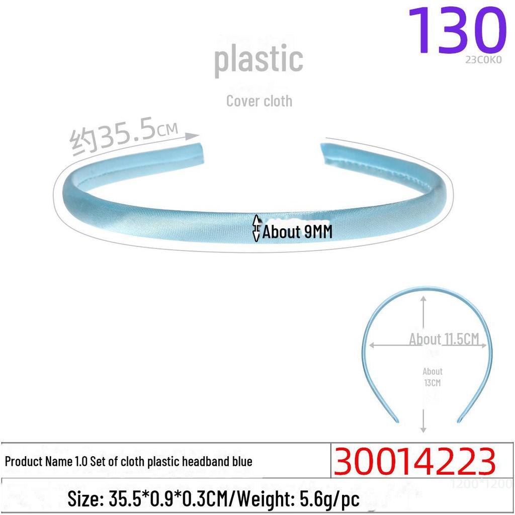 1.0CM Plastic Headband for DIY Hair Accessories