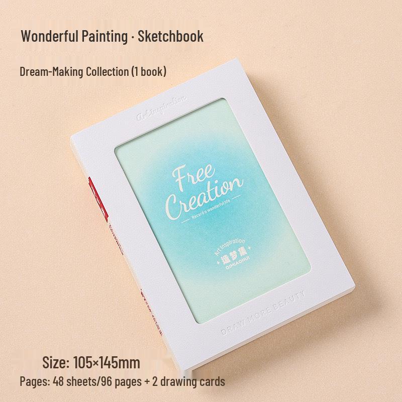 Blue Fruit Sketchbook: Wonderful DIY Watercolor & Pen Drawing Journal with Thickened Cardstock