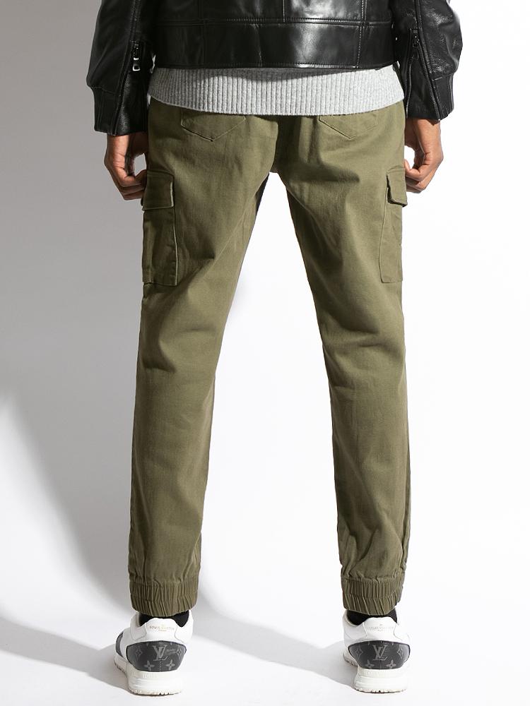 Seuteulaikeu Str Relax Cargo Jogger Pants (Khaki)
