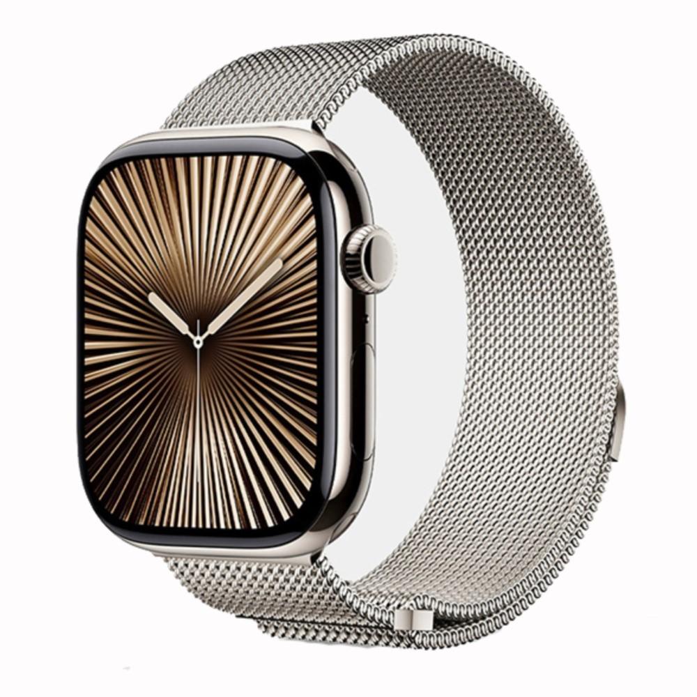 Milanese Loop Strap For Apple Watch Bands 44mm 40mm 45mm 41mm 49mm 42mm correas bracelets iWatch series 6 se 8 9 10 11 ultra 2 3