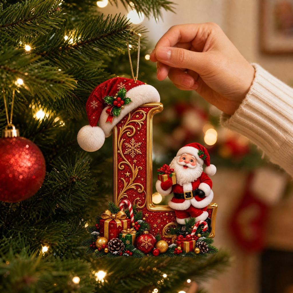 Christmas Acrylic Hanging Ornament for Holiday Tree Decor and Festive Home Display