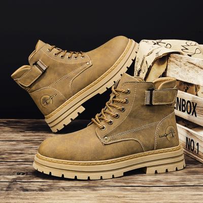 Luxury Brand Men Fashion Ankle Boots Breathable Antiskid Outdoor Hiking Boots Autumn New Shoes Light Non-slip Men Desert Boots