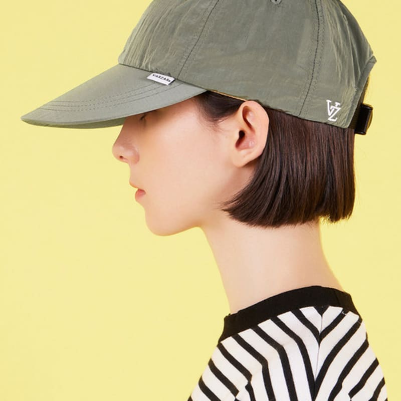VARZAR Nylon Ordinary Overfit Ball Cap Olive