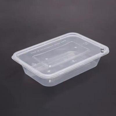 Rectangular Disposable Plastic Food Containers with Lids