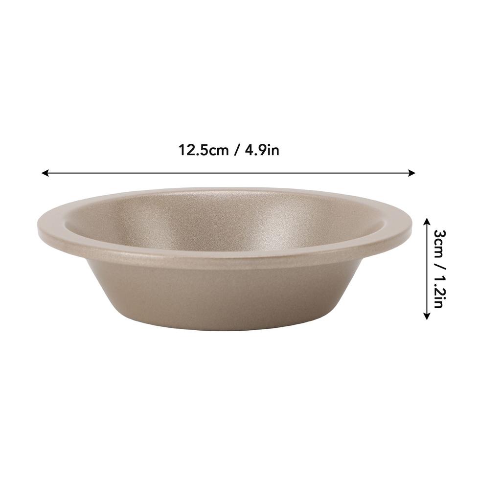 2Pcs Carbon Steel Hamburger Bun Mold Anti Stick Pie Pan Baking Mold Bread Tart Pan for Home Kitchen Homemade Baking Accessories