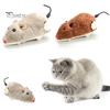 Pet Dog Cat Plush Funny Toy Mouse Animal Clockwork Wind Up Running Play Gift