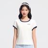 Li Ning Sports Lifestyle Series Round Neck Letter Logo T-Shirt Women Tops ATSW268-1