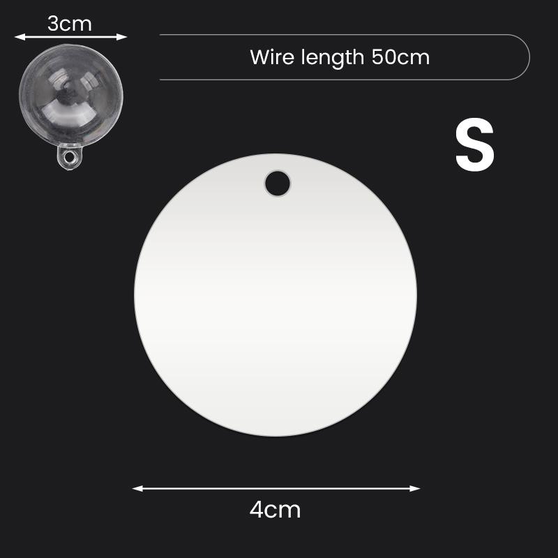 Aquarium Acrylic Betta Training Mirror Fish Tank Floating Mirror for Fish Betta Flowerhorn Cichlid Training Fish Tank Ornaments