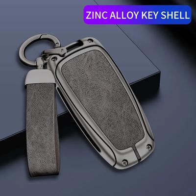 Zinc Alloy Car Remote Key Case For Ford Ranger Wildtrak Remote Control Protector For Ford Ranger Wildtrak Key Cover Accessories