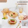 Gaotaibai Yingxue 12-Piece Nordic Glass Dinnerware Set