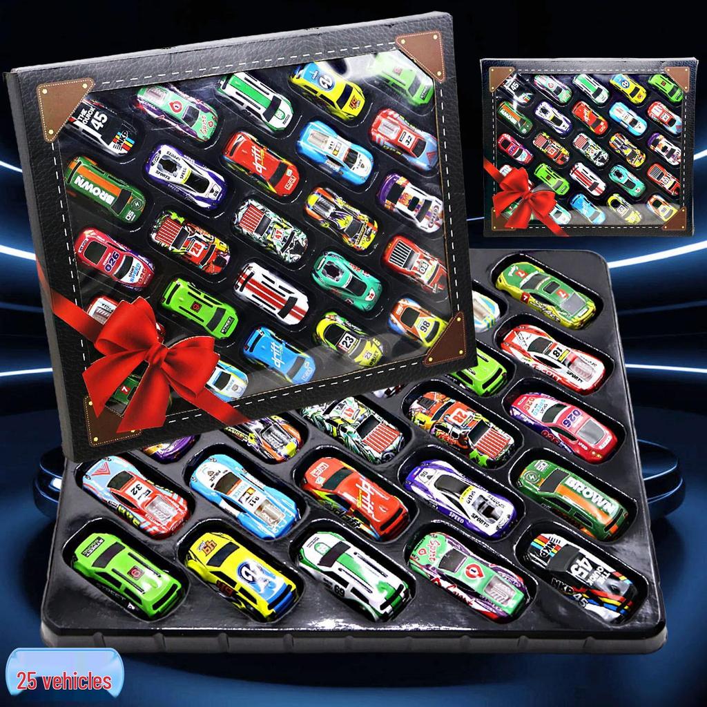 48 Mini Pull-Back Cars Garage Gift Set for Boys