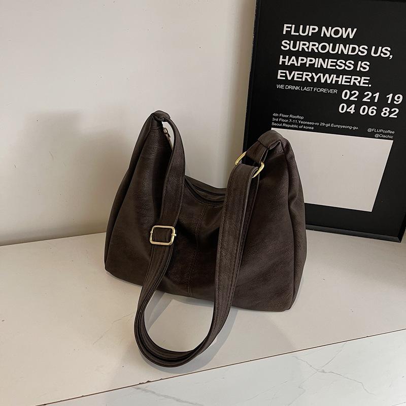 

Жіноча зимова проста сумка-тоут великої місткості, модна трендова сумка через плече