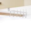 Mug Cups Wine Glasses Storage Hooks Kitchen Utensil Ties Belts Scarf Hanging Hook Rack Holder Under Cabinet Closet Without Drilling 6 Hooks