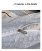 A-Class Mother & Baby 4-Piece Super Soft Puff Cotton Bedding Set: Duvet Cover & Fitted Sheet for Dorms