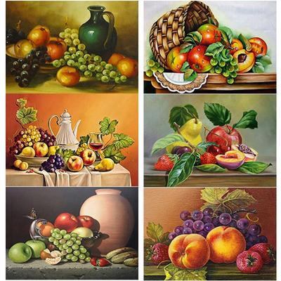 Neue 5D DIY Diamant Malerei Obst Diamant Stickerei Landschaft Kreuz Stich Volle Runde Bohrer Handwerk Kunst Wohnkultur Geschenk