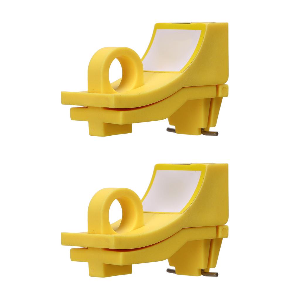 2 Pcs Miniature Circuit Breaker Lockout High Mechanical Strength Nylon Pin Out Circuit Breaker Safety Lock