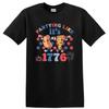 Partying Like 1776 Hot Dog Pizza Independence Day T Shirt Tee