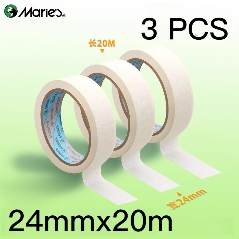 MARIE'S Masking Tape Artist-Grade Masking Tape for Fine Arts Students Tear-by-Hand Masking Tape for White Space Preservation