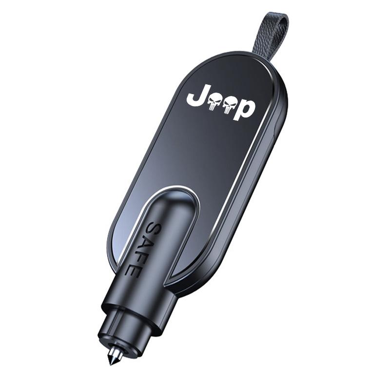Car Window Breaker Emergency Hammer Seatbelt Cutter Escape Tools For Jeep Grand Cherokee Wrangler JK Gladiator Compass Renegade
