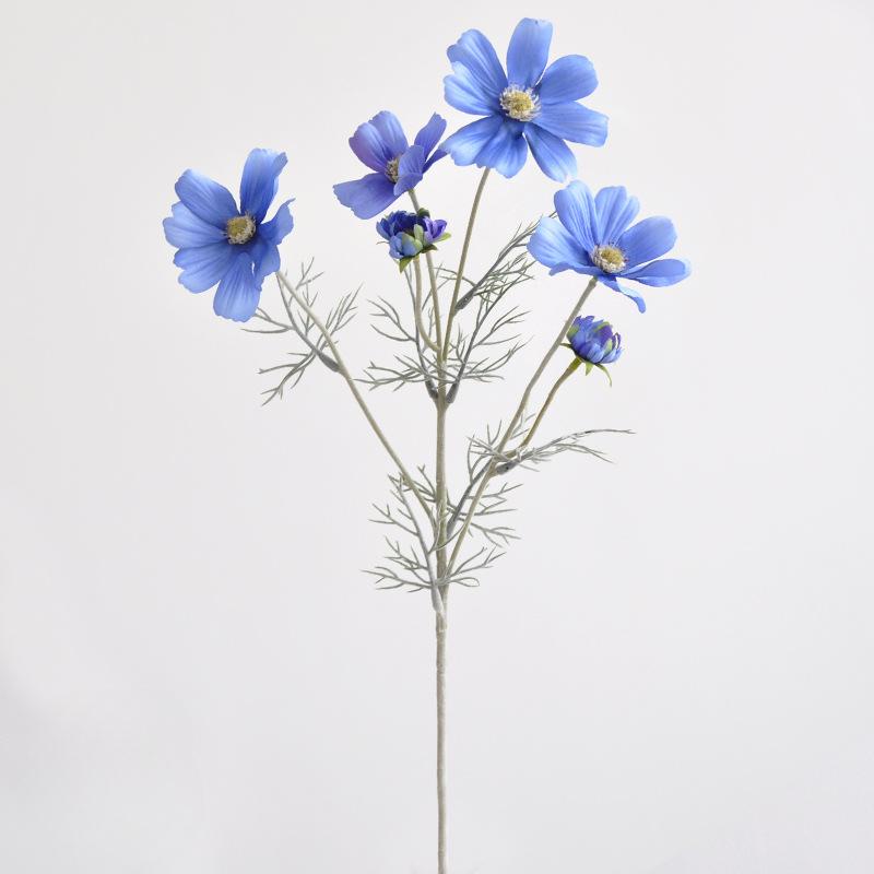 60CM Velvet Sanger Flower Artificial Persian Chrysanthemum Silk Flower Home Living Room Decoration Ornament