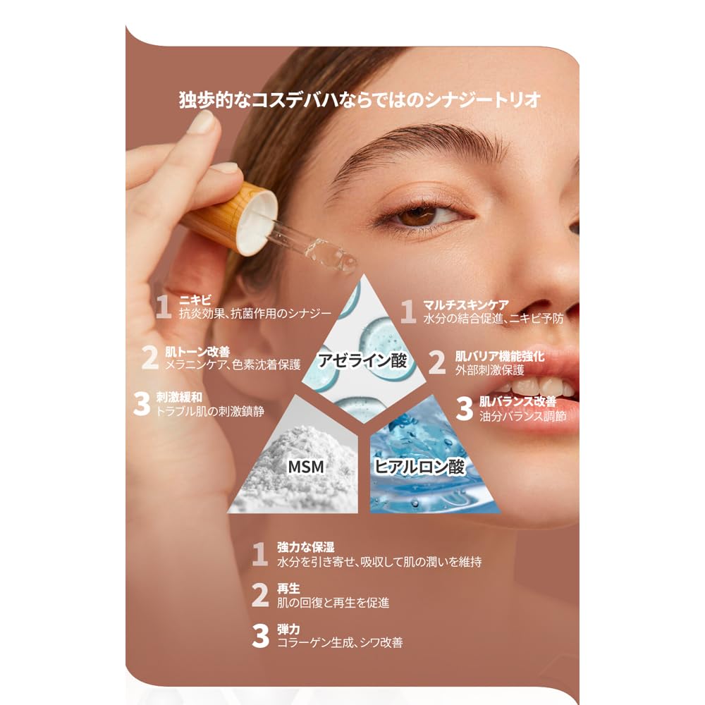 COS DE BAHA AZ Azelaic Acid Serum Serum Skin Trouble Korean Cosmetics Japanese 30ml [NEW] 15% [Official Product]