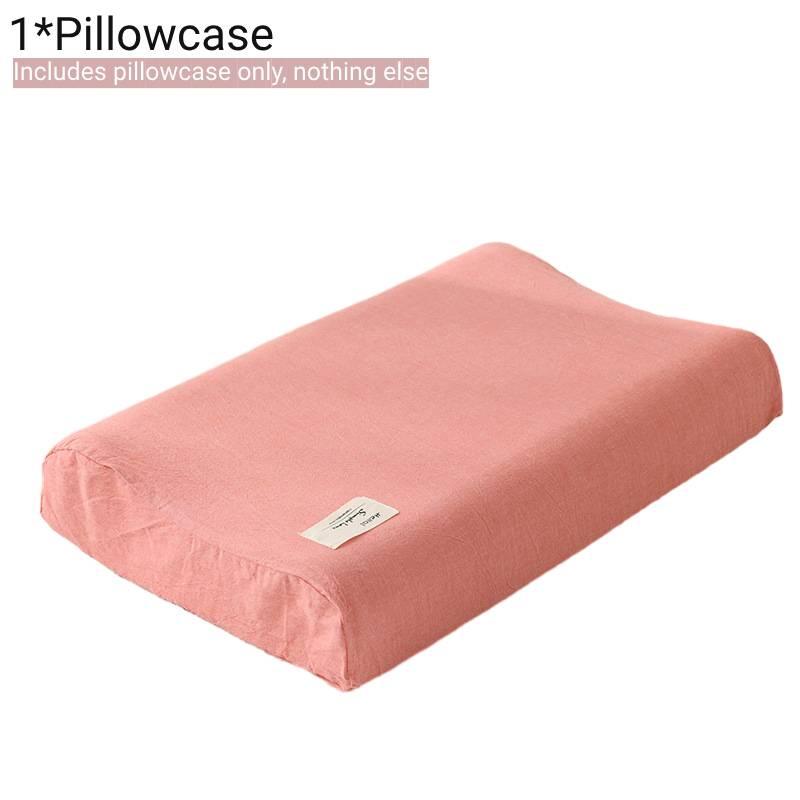 Hypoallergenic Cotton Latex Pillowcase Soft And Skin-friendly 50x30cm Memory Foam Pillow Cover All Seasons Pillowcase