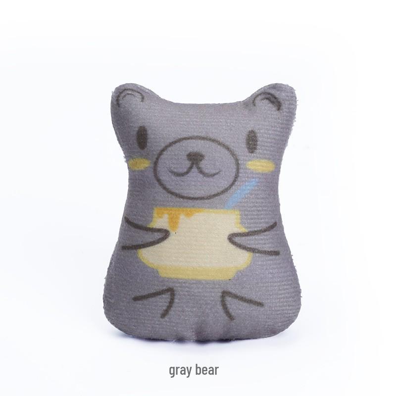 Catnip Plush Thumb Doll: Self-Entertainment Teething Toy, Bite-Resistant for Cats