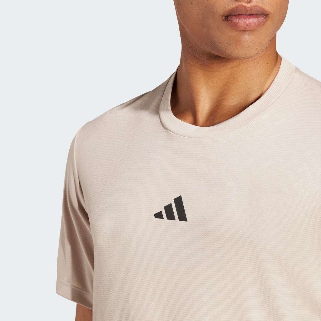 New Adidas T Shirt Men's Light Umber IX9094