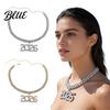 Lightweight Pendant Necklace 2026 Hip Hop Rhinestone Sparkling Bling Number