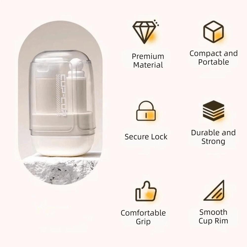 Plastic 3 in 1 Travel Toothbrush Set Folding Mouthwash Cup Travel Toothbrush Cup  Business Trips