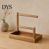 Space Saving Organizer Wooden Headband Holder Organizer, Large Capacity Storage Box, Dormitory Desk Multi Purpose Container, for Hair Accessories And