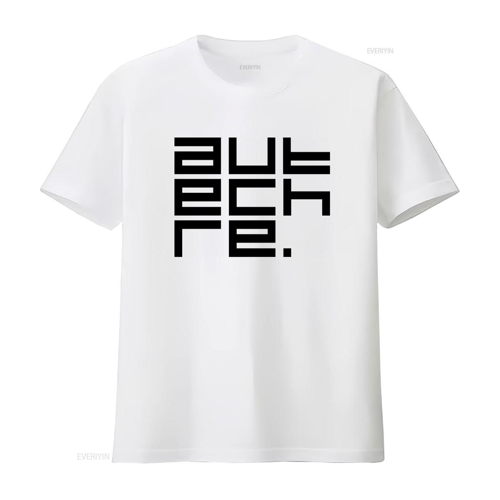Autechre Name T Shirt White Available in Sizes S 5XL with Free UK Shipping vintage Washed Versatile Stretched