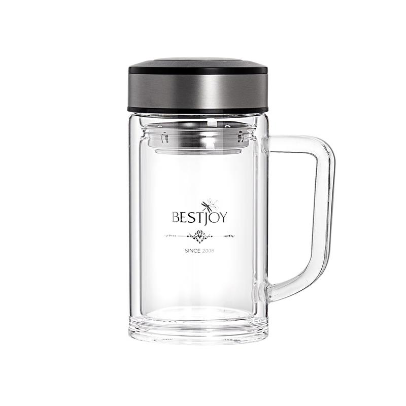 FUGURNG BESTJOY High Borosilicate Glass Office Tea Mug