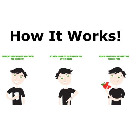 Breath Pearls Original Freshens Breath 50 Softgels