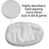 Cleaning Pads for Morphy Richards For Steam Mop 4pcs Microfiber Cloths Compatible with Models 720021 and 720502