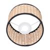 Modern Woven Design Lampshade Clip On Design 4.7 Inch Height Lamp Cover Rattan Lamp Shade Floor Lamp