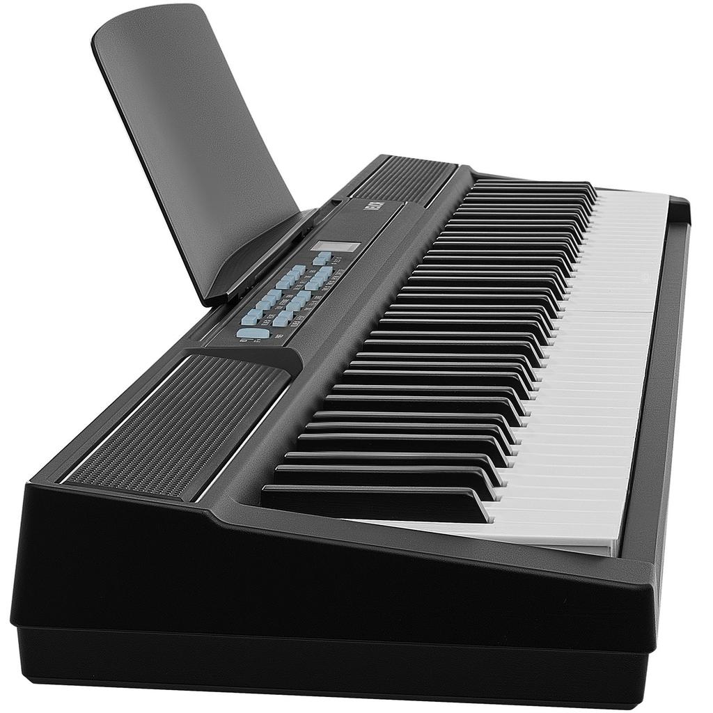 VEVOR Digital Piano 88 Keys Semi Weighted Electric Keyboard Portable Black, for Beginners, 128 Tones, 128 Rhythms, Full-Size Electronic Piano
