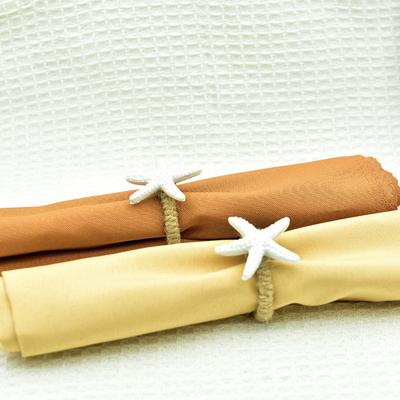 Anillos para Servilletas Estrella de Mar Yousheng Portaservilletas Estrella de Mar Blanca Anillos para Servilletas Estilo Costero para Fiesta Temática de Playa Fiesta de Cena Boda Decoración de Mesa